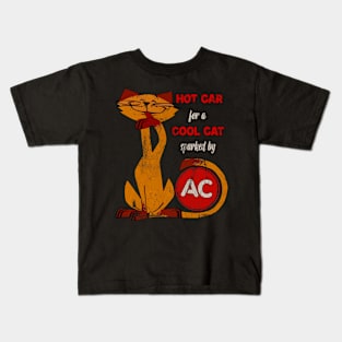 Cool Cat Spark Plugs // 60s Vintage Kids T-Shirt